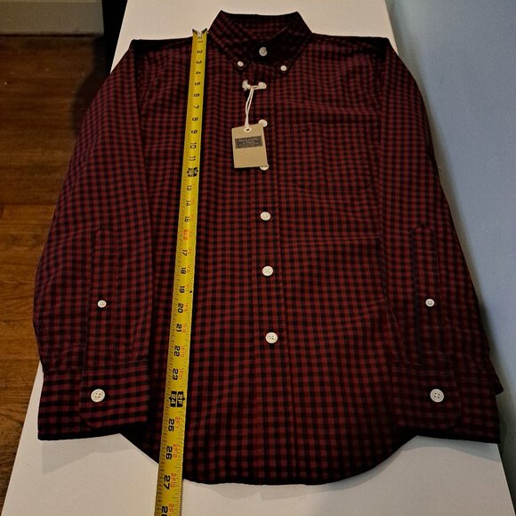 Abercrombie & Fitch Men's XS Stretch Poplin Long Sleeve Button Down New With Tag - Picture 11 of 13